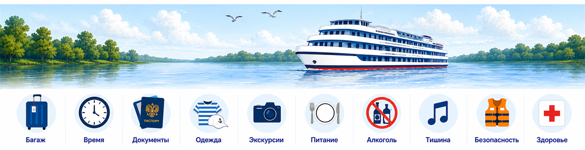 Правила речных круизов: памятка для безопасного и комфортного отдыха